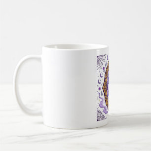 Caneca De Café Espelho Assombrado Reflexo de Fantasma Arte de Hal