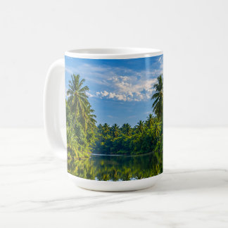 Caneca De Café Espelho Tropical do Rio Reflexos Acento