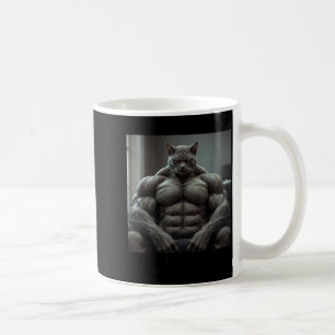 Caneca De Café Espera Gato Goated Bobo Gatos Engraçados Meme Home