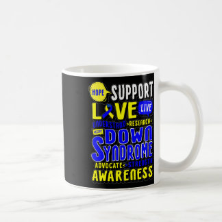 Caneca De Café Esperança Ama o Dia Mundial da Síndrome de Down Mu