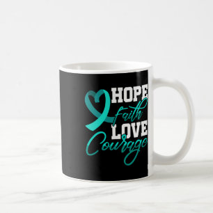 Caneca De Café Esperança Amar Coragem Pstd Enfatizar Mês