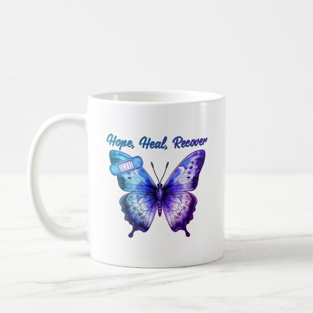 Caneca De Café Esperança, cura, recuperação (Esquerda)