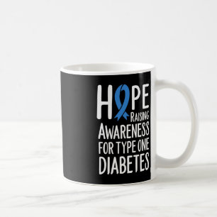 Caneca De Café Esperança De Sensibilização Para A Diabetes Tipo 1