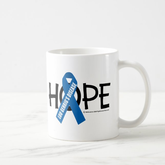 Caneca De Café Esperança do ALS (Direita)