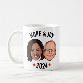 Caneca De Café Esperança e alegria - Harris Walz