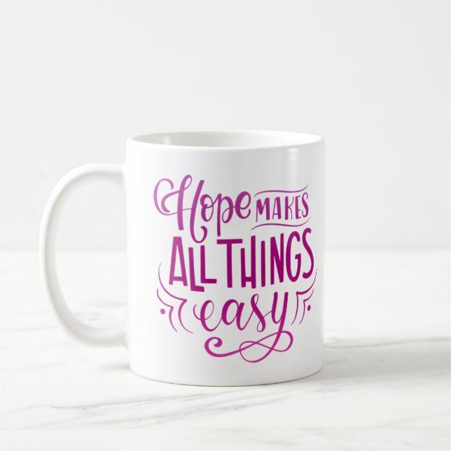 CANECA DE CAFÉ ESPERANÇA FACILITA TUDO (Esquerda)