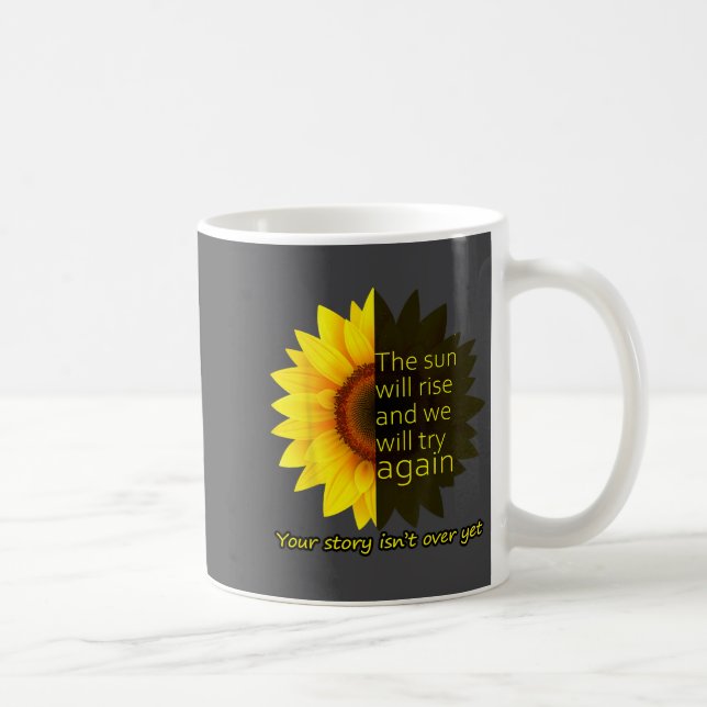 Caneca De Café Esperança Girassol (Direita)