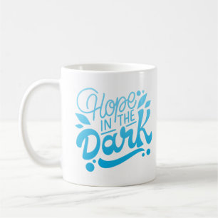 Caneca De Café esperança no escuro