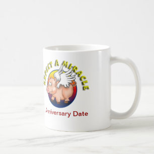 Caneca De Café Espere um milagre --- Reconhecimento do AA