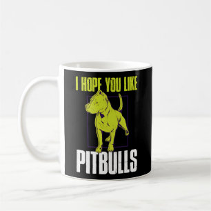 Caneca De Café Espero Que Gostem De Pitbulls