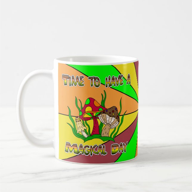 Caneca De Café Espero que tenha um dia mágico (Esquerda)