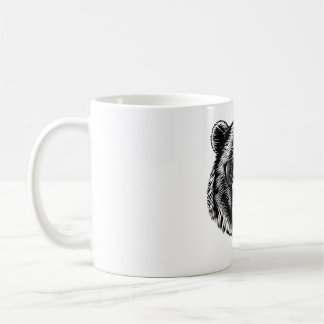 Caneca De Café Espetacular T-Shirt Preto e Branco