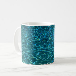 Caneca De Café Espetáculo de águas salgadas do oceano azul Elegan