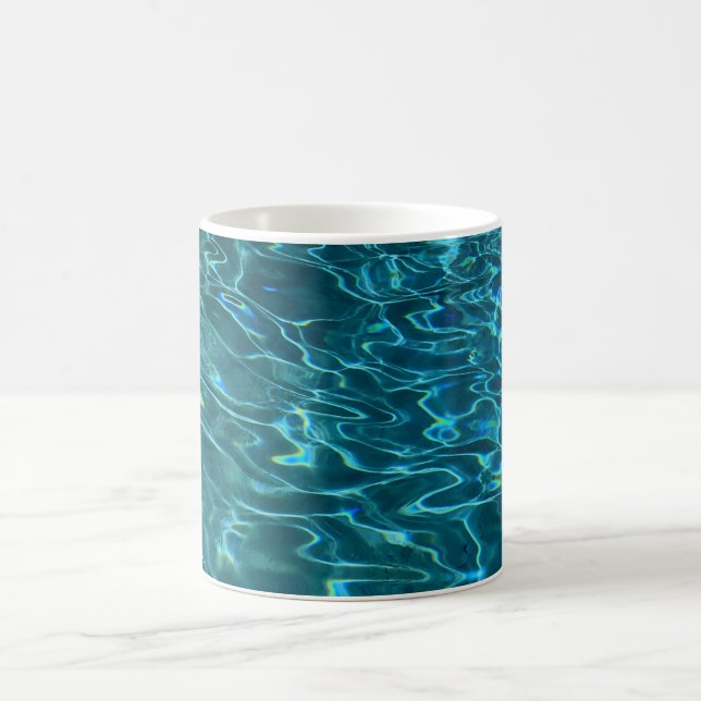 Caneca De Café Espetáculo de águas salgadas do oceano azul Elegan (Centro)