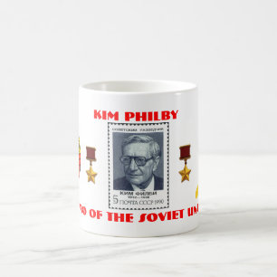 Caneca De Café Espião britânico Kim Philby, herói da União