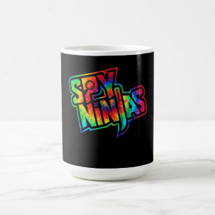 Caneca De Café Espião Engraçado Jogando Ninjas Brincadeiras Com