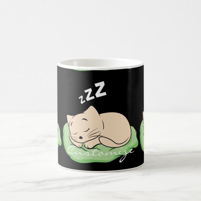 Caneca De Café Espingarda do Gatinho de dormir (Centro)