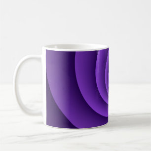 Caneca De Café Espirais de fundo abstrato soft IV