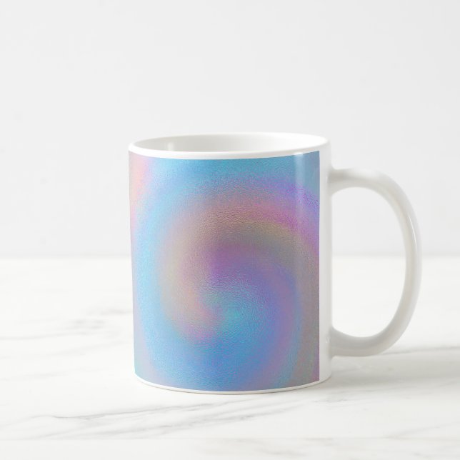 Caneca De Café Espiral Iridescente (Direita)
