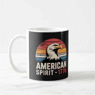 Caneca De Café Espírito Americano 1776 Patriótico 4 de Julho