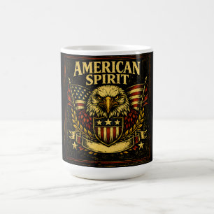 Caneca De Café Espírito Americano – Orgulho Nacional Patrimônio