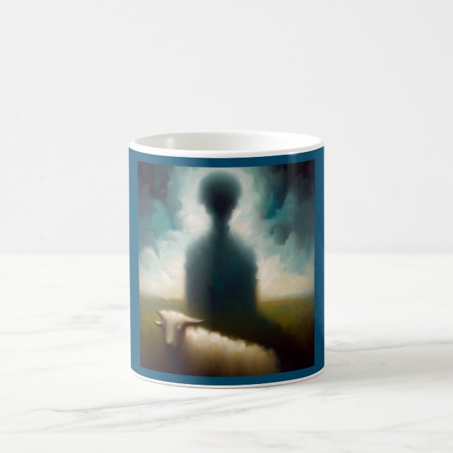 Caneca De Café Espírito Animal Ovelha 2 Mug (Centro)