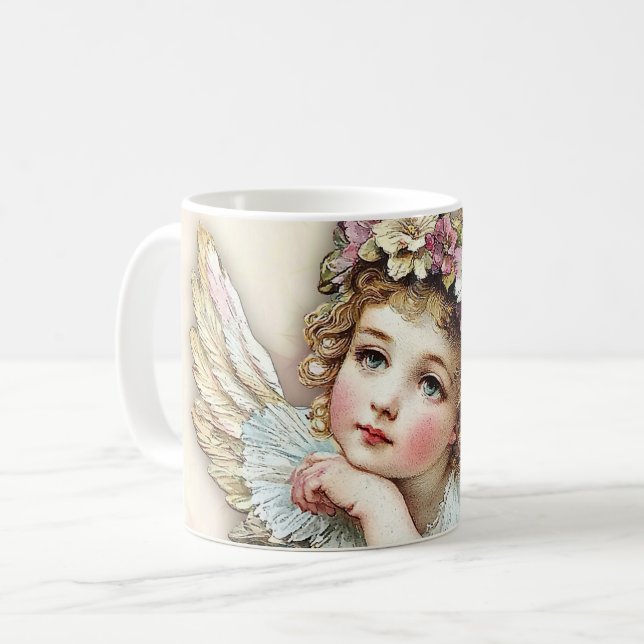 Caneca De Café Espírito Anjo (Frente Esquerda)