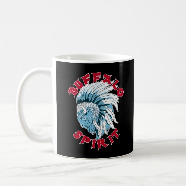 Caneca De Café Espírito De Búfalo Animal (Esquerda)