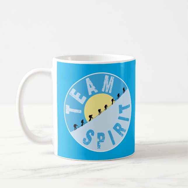 Caneca De Café Espírito de Equipe - Clássico de Escalada de Monta (Esquerda)
