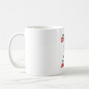 Caneca De Café Espírito de Gato de Natal Engraçado Desenho de Gra