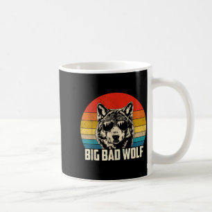 Caneca De Café Espírito de lobo grande e lobo mau matilha de lobo