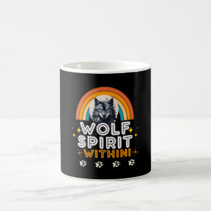 Caneca De Café Espírito de Lobo Interior