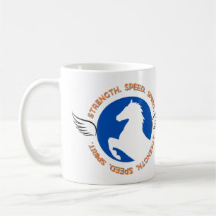 Caneca De Café Espírito de velocidade da força - Emblema de energ