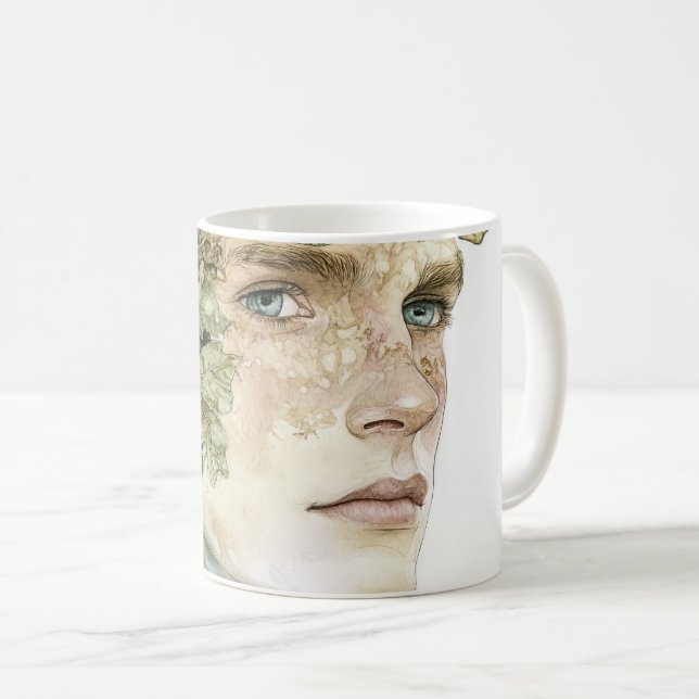 Caneca De Café Espírito Florestal (Frente Esquerda)