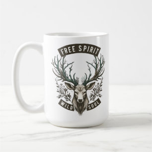 Caneca De Café Espírito Livre Alma Selvagem - Arte Natureza do St