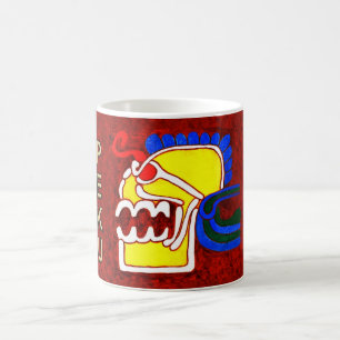 CANECA DE CAFÉ ESPÍRITO MAIA AH PEKU- CANCUN MÉXICO