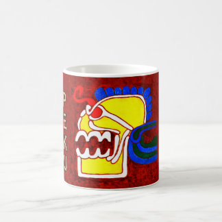 CANECA DE CAFÉ ESPÍRITO MAIA AH PEKU- CANCUN MÉXICO