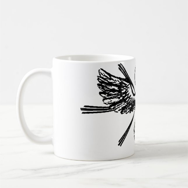 Caneca De Café Espírito Santo em forma de pomba (Esquerda)