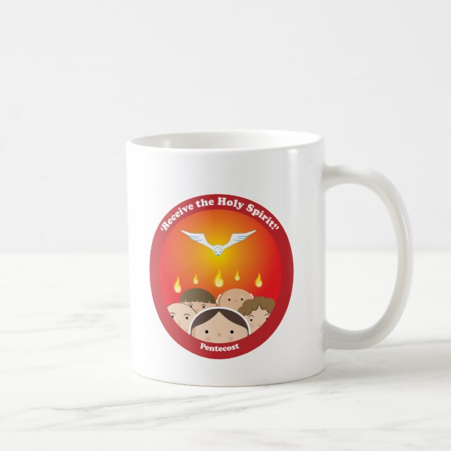 Caneca De Café Espírito Santo Pentecost (Direita)