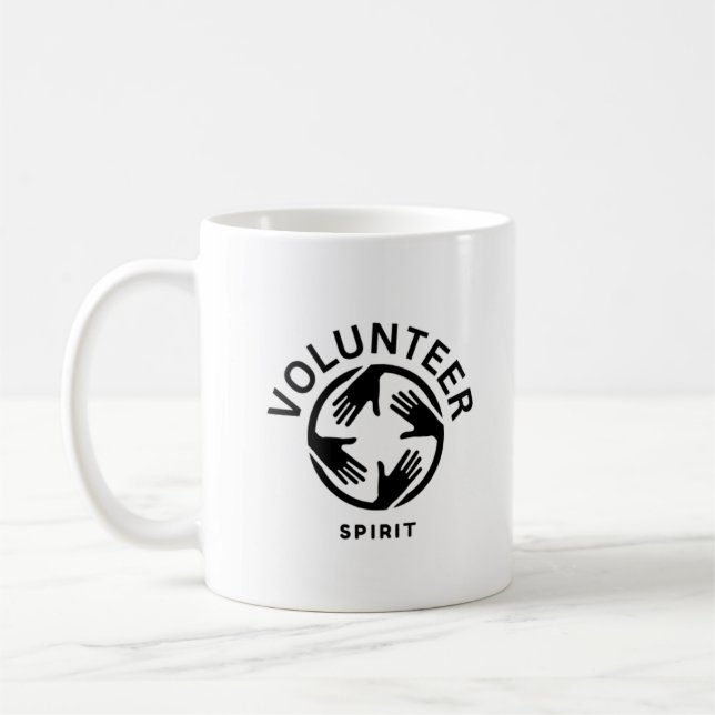 Caneca De Café Espírito Voluntário (Esquerda)