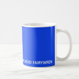 Caneca De Café Esplêndido Nome de Cor Azul Fairywren
