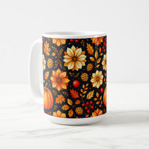 Caneca De Café Esplendor da Ação de Graças do outono