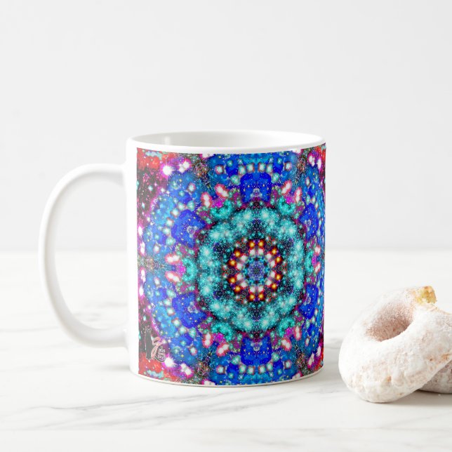 Caneca De Café Esplendoroso Stellar Kaleid (Com Donut)