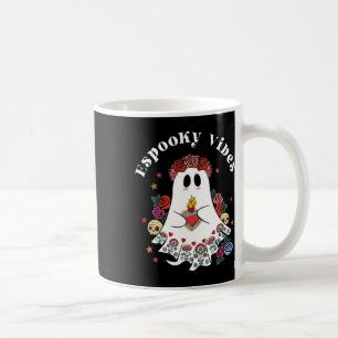 Caneca De Café Espooky Vibes Maestra Halloween Espanhol Te