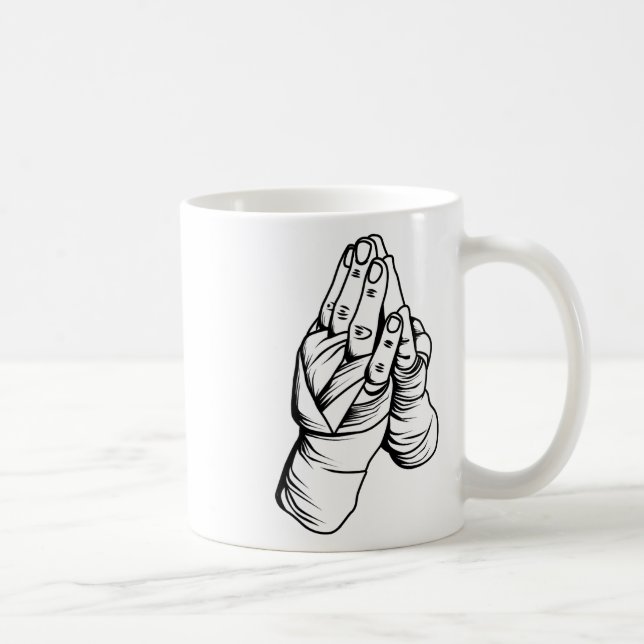 Caneca De Café Esporte de Boxe de Artes Marciais Muay Thai  (Direita)