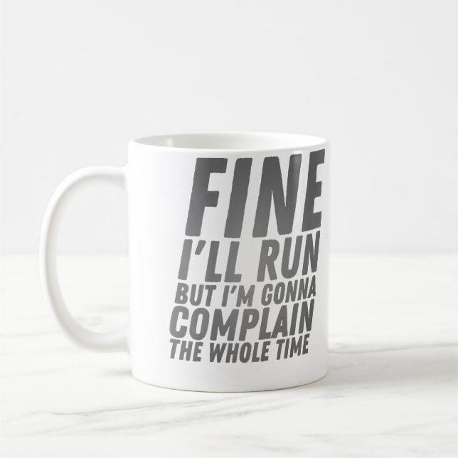 Caneca De Café Esporte de corrida e corrida divertida (Esquerda)