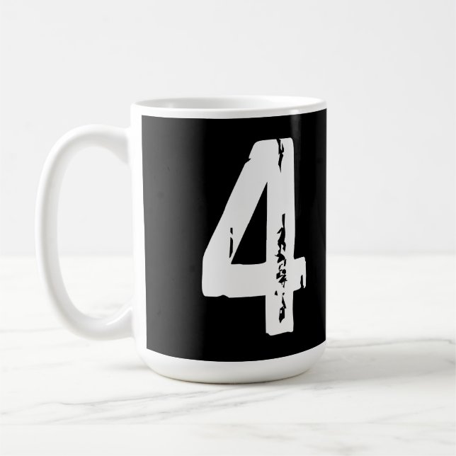 Caneca De Café Esporte número quatro (Esquerda)