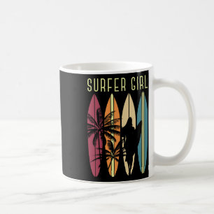 Caneca De Café Esportes Aquáticos Surf Meninas Prancha de Surfe S