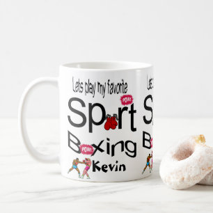 Caneca De Café Esportes "Boxing Mugs"