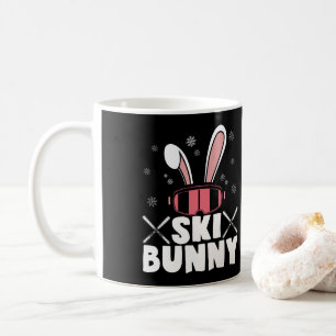 Caneca De Café Esportes de inverno Skiki Bunny Skier